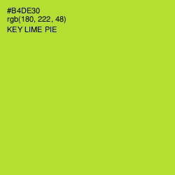 #B4DE30 - Key Lime Pie Color Image